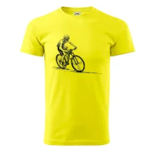 MTB kreslený cyklista