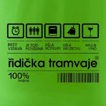 Čárový kód Řidič tramvaje