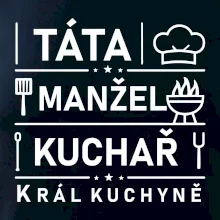 Táta manžel kuchař šéf kuchyně Táta manžel kuchař šéf kuchyně