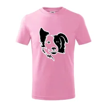 Border kólie obrys hlavy