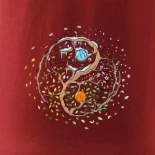 Yin & Yang strom - zima, léto