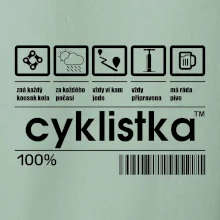 Čárový kód - Cyklistka