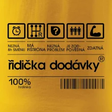 Čárový kód - řidička dodávky