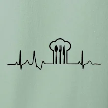 EKG kuchař čepice a příbory