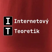 IT Nápis Internetový Teoretik