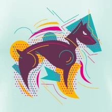 Pes abstrakce hubený