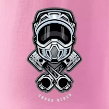 Cross rider písty helma