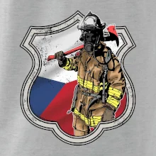 Hasič erb - Česká vlajka