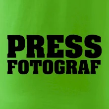 Novinář nápis - Press Fotograf