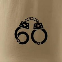 Narozeninové tričko pro policajta - pouta 60