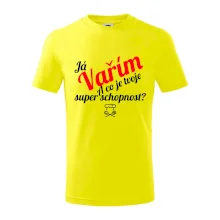 Já vařím - tvoje superschopnost? šikmý nápis