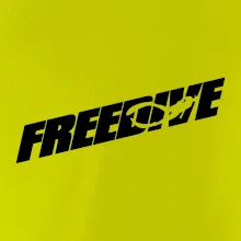 Freedive - nápis s potápěčem