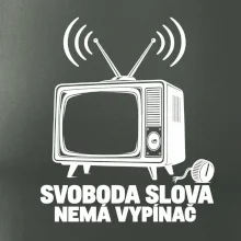 Svoboda slova nemá vypínač retro televize