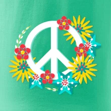 Peace symbol abstraktní