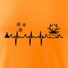 EKG Vánoce Vločky a sob