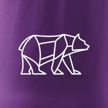 Geometrie lední medvěd chodící