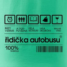 Čárový kód řidička autobusu