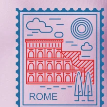 Řím známka jednoduchá