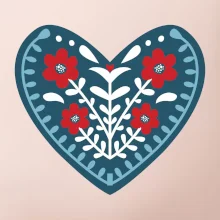 Folklor - srdce modré plné