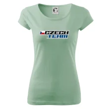 Czech team s vlajkou - Mistrovství světa v ledním hokeji 2025