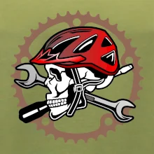 Lebka biker opravář