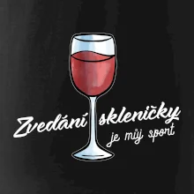 Zvedání skleničky je můj sport