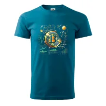 Bitcoin logo s grafy Bitcoin logo s grafy