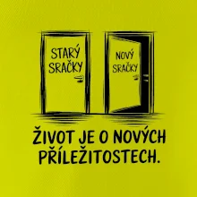 Dveře  - starý sračky - nový sračky