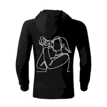 Fotografka stojící jedním tahem