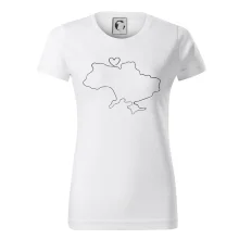 Mapa Ukrajiny - srdce