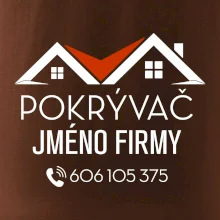 Tričko pro pokrývače - Dvě střechy