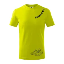 Running nápis šikmo