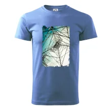 Barevné nebe - stožáry vysokého napětí