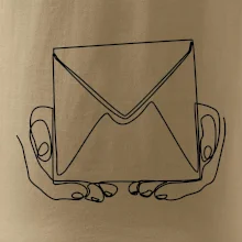 Obálka pošták jedním tahem