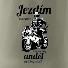 Silniční motorka - jezdím tak rychle, aby mi můj anděl strážný stačil