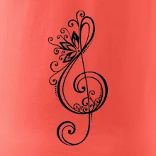 Houslový klíč kytky