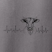EKG křivka kráva