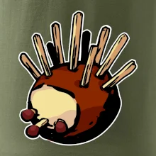 Kaštanový ježeček - prso