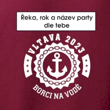 Na vodu - kotva (vlastní nápis)