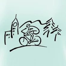 Cyklista na výletě