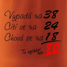Vypadá, cítí se, chová se - 80 let