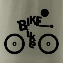 Bike nápis postava