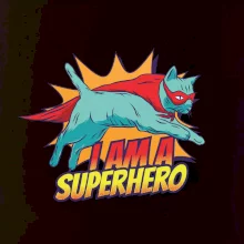 Kočka I am a Superhero