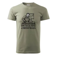 Řezník vzhůru od tří a porcuju prasata