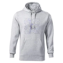 Praha - Mapa s vodními toky