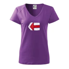 Párová turistická značka  červená