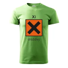 Xi Dráždivý - Výstražná tabulka na tričku