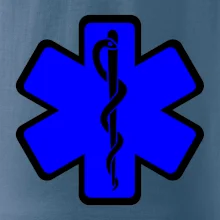 Rescue - Hvězda na prsu +  nápis na zádech