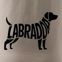 Labrador nápis v těle