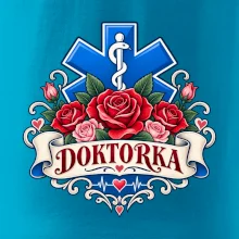 Doktorka - kříž a růže